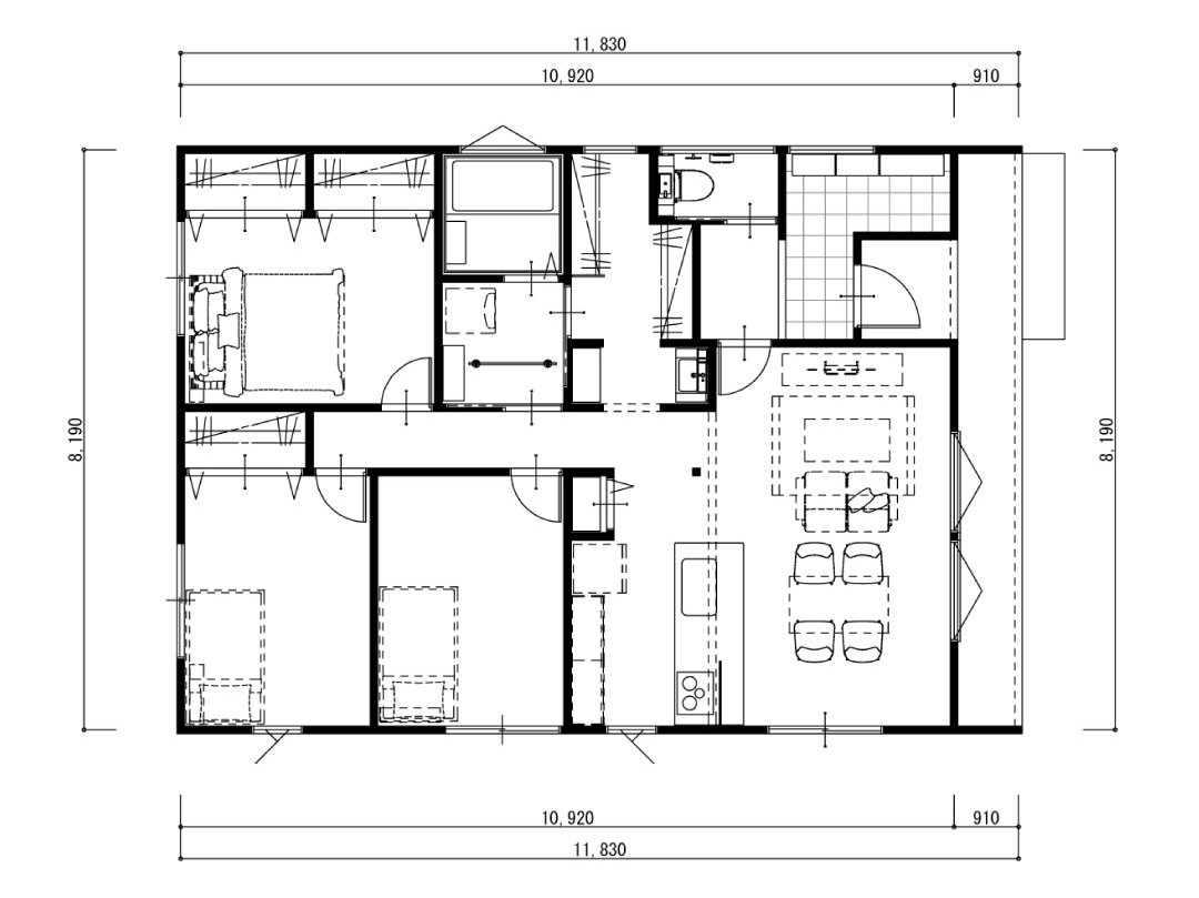 【富山市山室】デザイン × 性能　新感覚平屋住宅売ります！